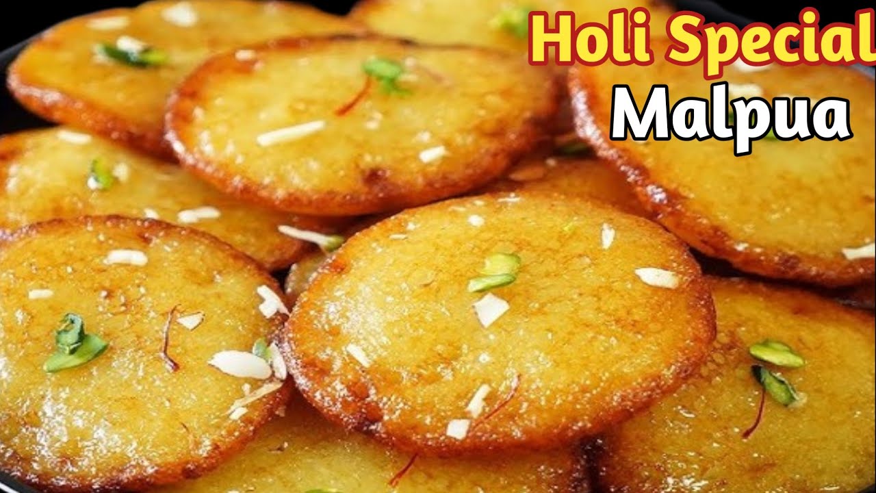 Holi Special Suji Maida Malpua | Rasbhari Chasni Wala Soft & Juicy Malpua Recipe |Indu Ka Zaika 