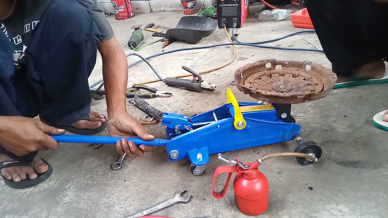 Cara Memodif Dongkrak Buaya Menjadi Dongkrak Transmisi/Perseneling Mobil (DIY  Transmission Jack)