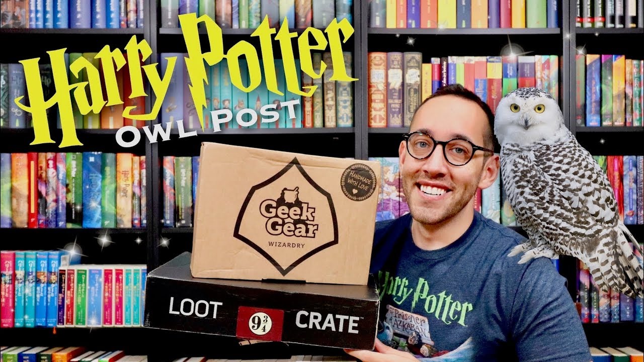 COMPARING LOOT CRATE AND GEEK GEAR | Harry Potter Subscription Unboxing