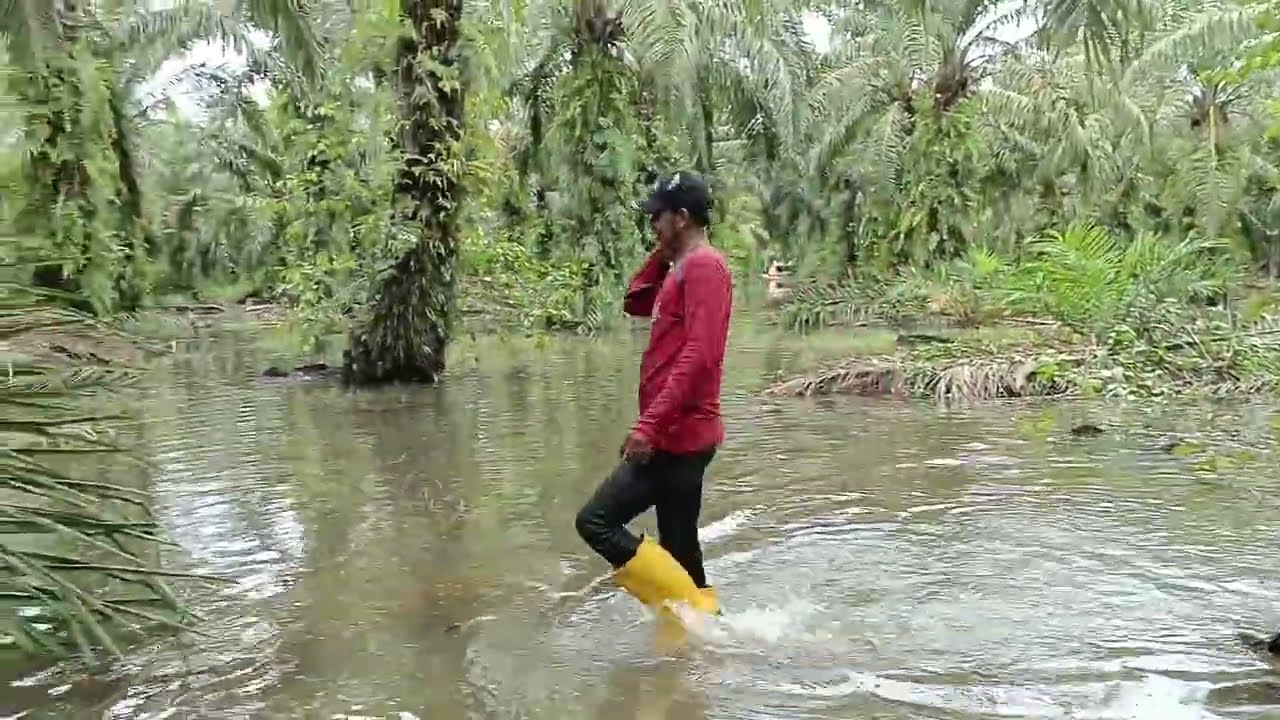 Nekad menerjang banjir demi tanggung jawab||Banjir tetap aktifitas 