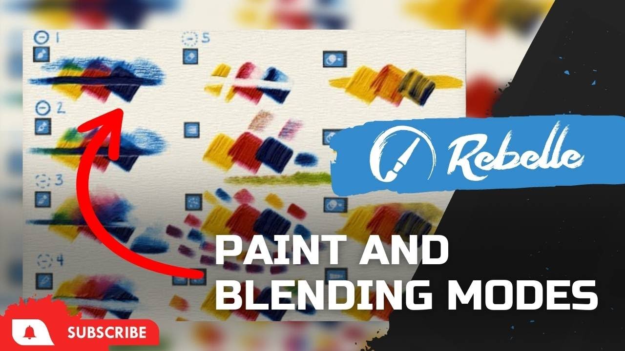 Rebelle Tutorials: Paint, Mix, Blend, Erase Mode