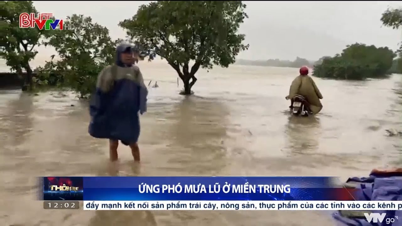 Cập nhật diễn biến mưa lũ tại Miền Trung | VTV24