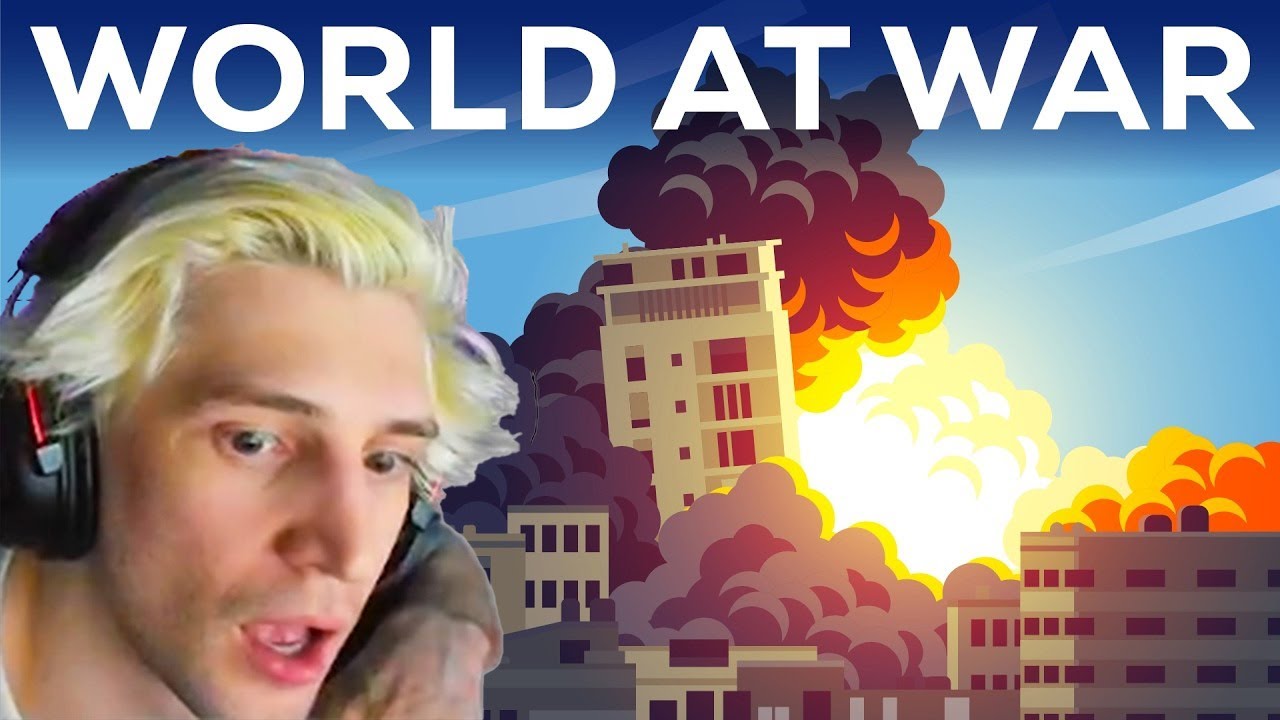 xQc реагирует на новое десятилетие войны — Сирия, Израиль, Украина