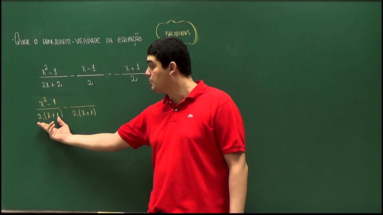 Equações Fracionárias: Resolução de Exercícios – Parte 1 - Aula 85