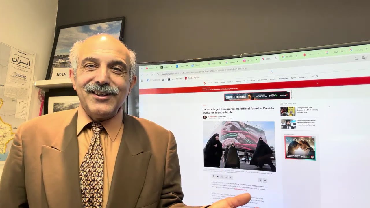 مرگ مشکوک منتقد رضا پهلوی در ونکوور-تجمعات سلطنت طلبها تضاد با پندار نیک کردار نیک گفتار نیک