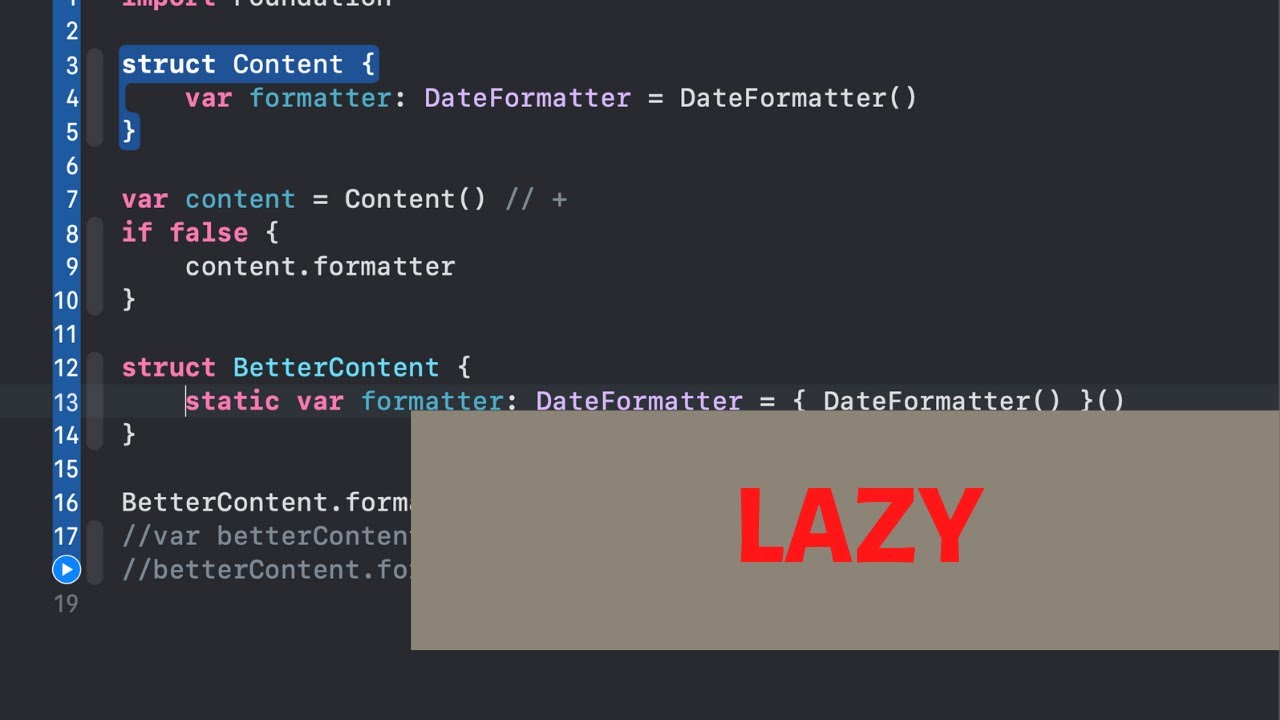 Зачем нам lazy в Swift?