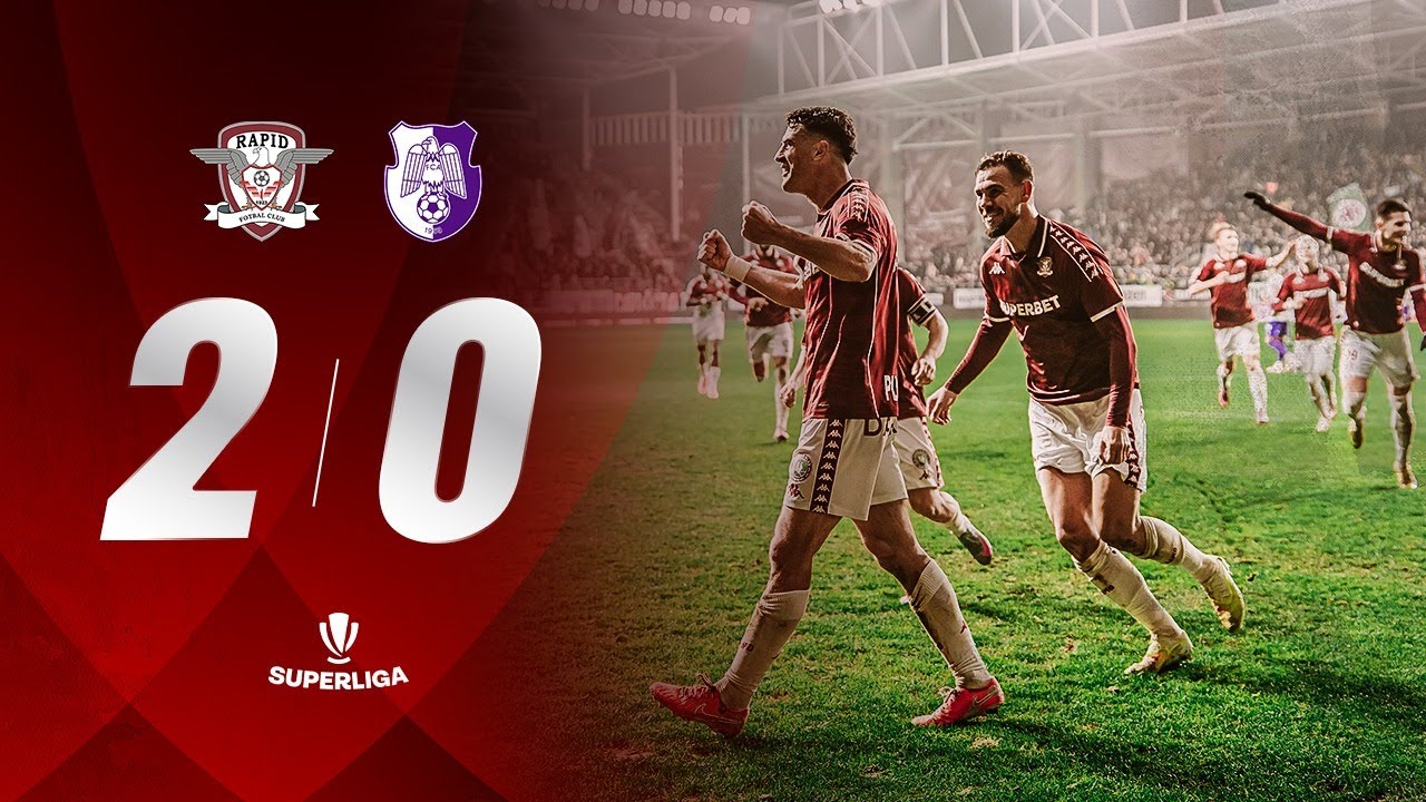 RAPID - FC ARGEȘ 2 - 0 | REZUMAT