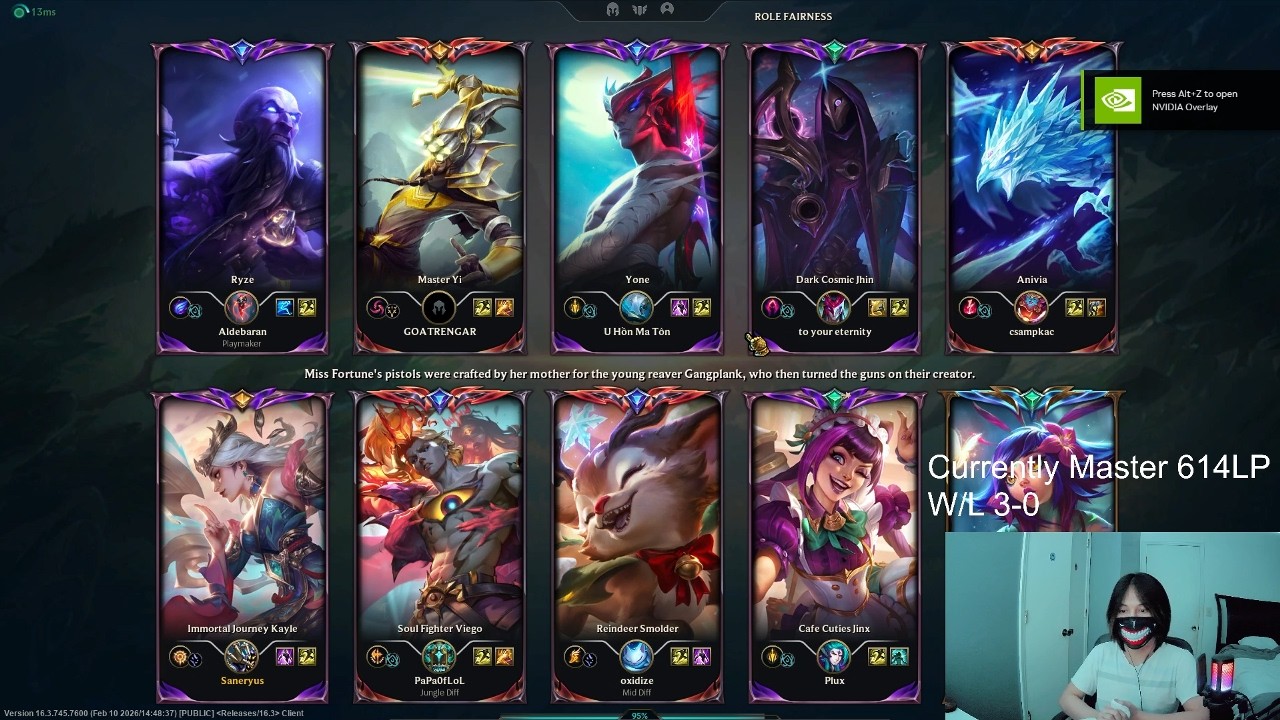 2/12/26 Saneryus VOD Part 2 | OTP Kayle to Challenger 2nd acc