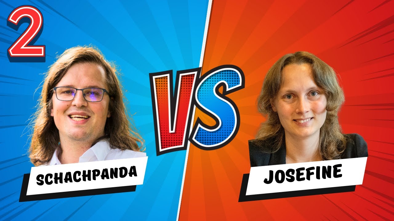 Ich spiele ein Match gegen den Schachpanda!