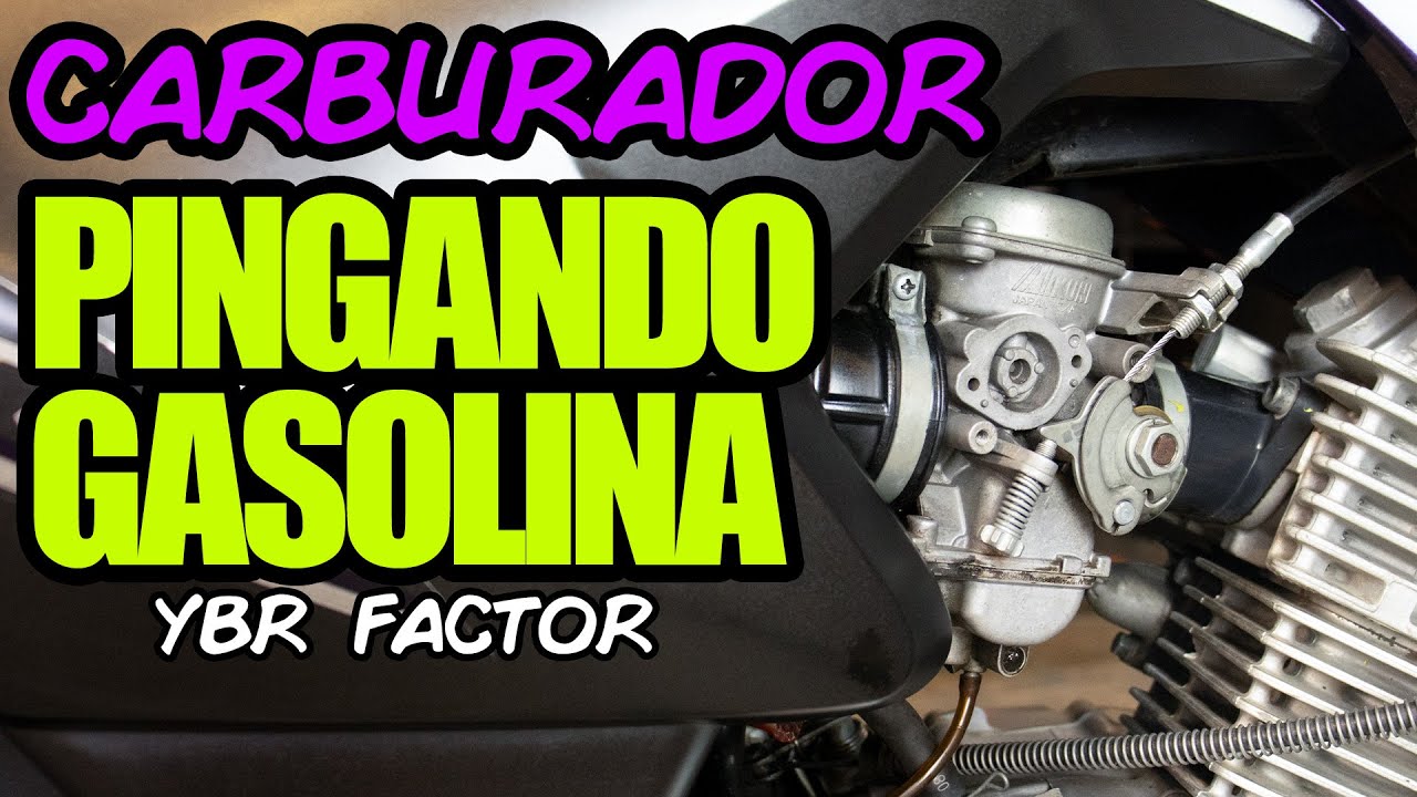 Como resolver DE UMA VEZ POR TODAS o vazamento do carburador da YBR Factor (Parte 1)