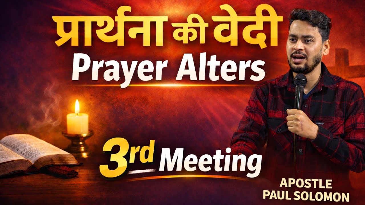 प्रार्थना की वेदी 3rd MEETING AT NSC MINISTRY BATALA ✝️ APOSTLE PAUL SOLOMON ✝️ 22/2/26