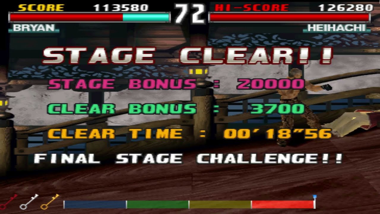 Tekken 3 Force Mode Gameplay