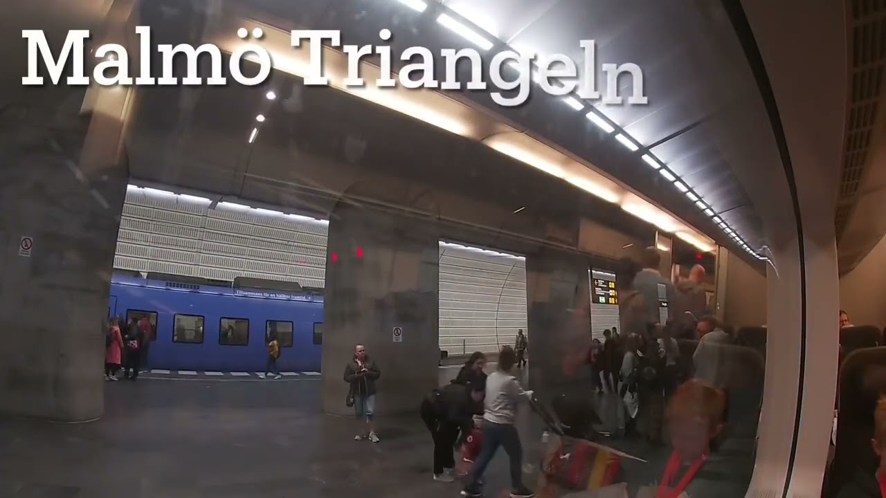 Lund centralstation - København H (DSB Øresundståg) (Timelapse)