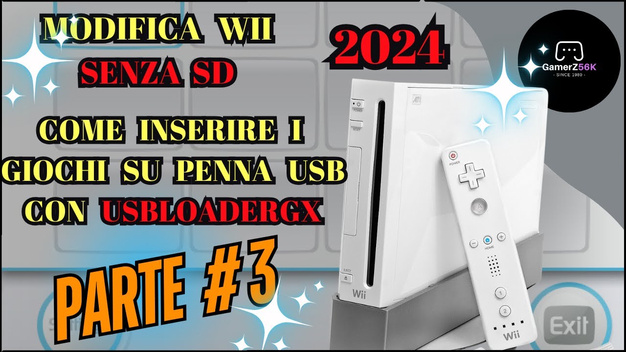 Come Installare Giochi Su Nintendo WII su penna USB #usbloder #giochiwii #modificawii #2024