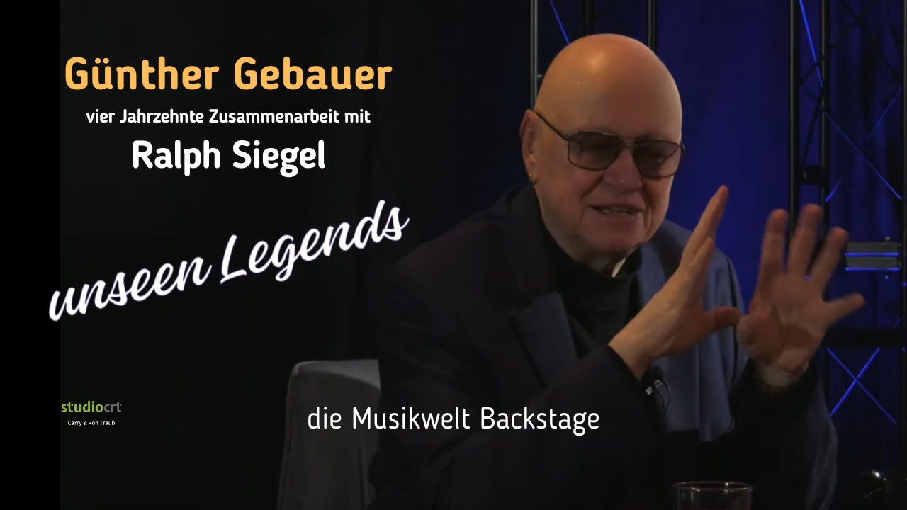Günther Gebauer - vier Jahrzehnte Zusammenarbeit mit Ralph Siegel