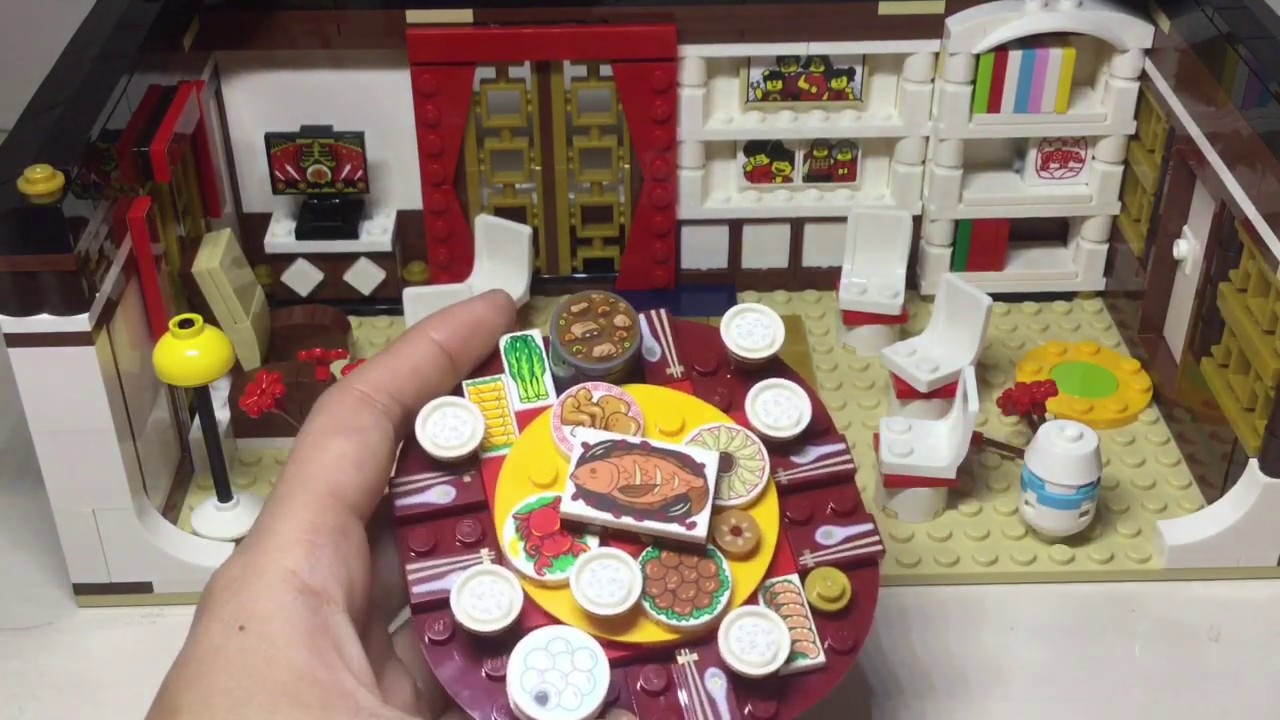 LEGO 2019 Chinese New Year's Eve Dinner review ! Set 80101