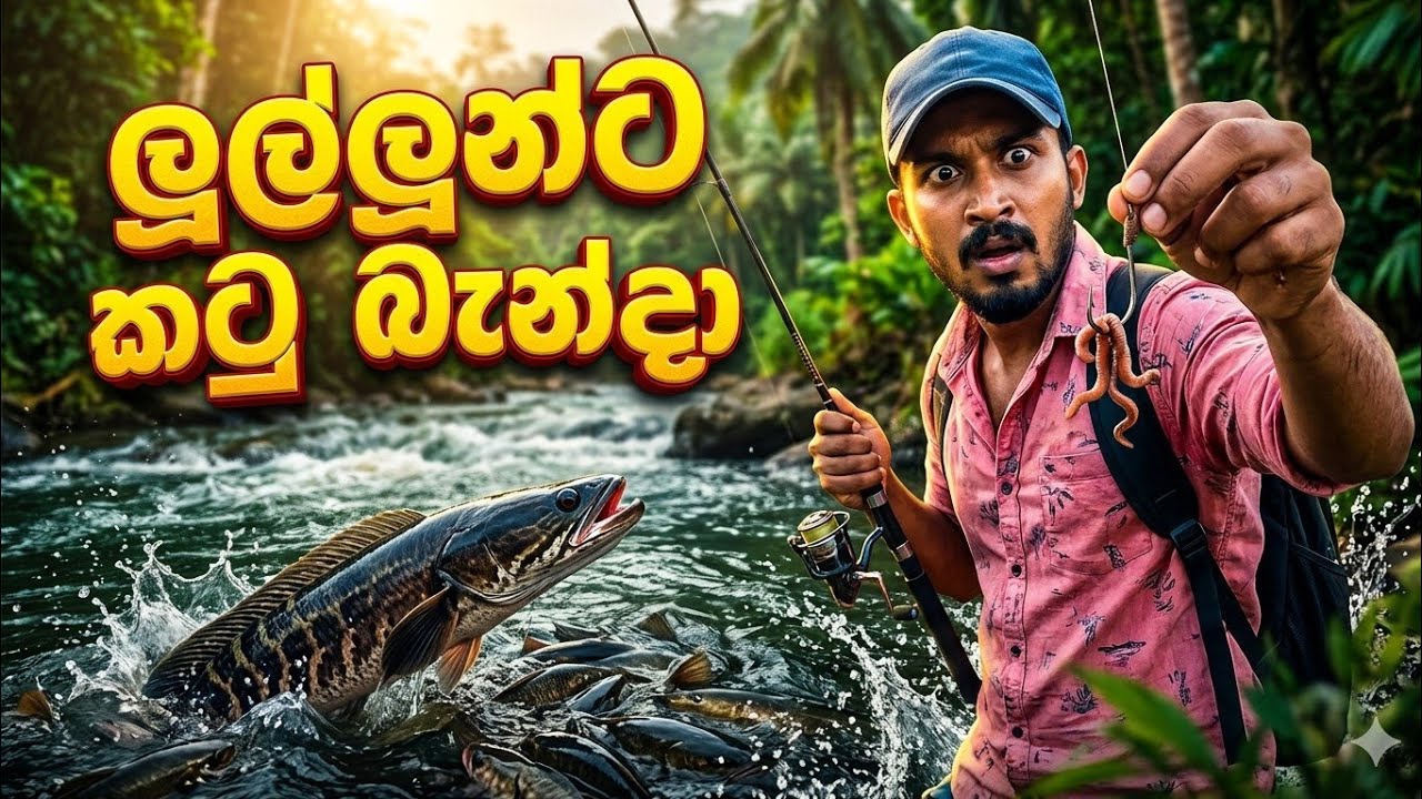 2⁣ කොටස 🐍නයි ඔලුවොන්ට කටු බැන්දා 😮 | Village Snakehead Fishing Sri Lanka @TravelFishing-YT 