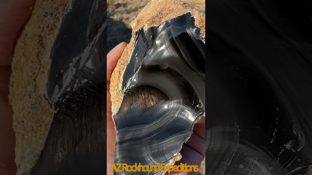 Gold Sheen Obsidian from Glass Butte in Oregon!