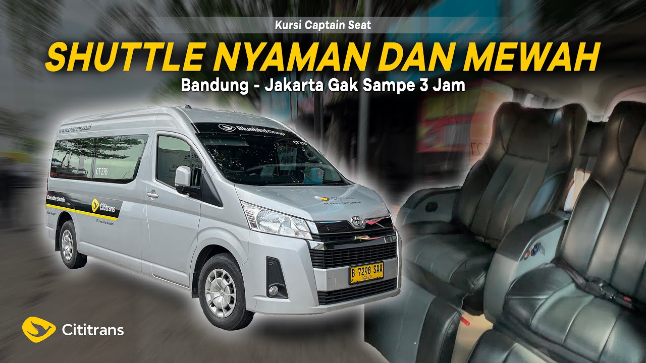 SHUTTLE TRAVEL INI NYAMAN DAN CEPAT ⭐️ | Trip Report Executive Shuttle Cititrans Bandung - Jakarta