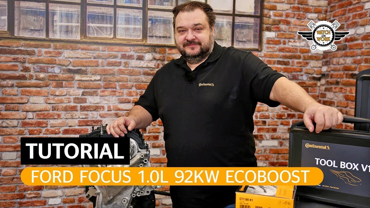 [PT] Substituição da correia de distribuição do motor Ford 1.0L EcoBoost | Watch and Work