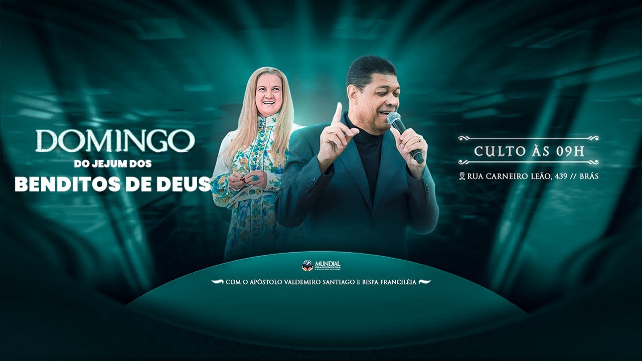 AO VIVO DOMINGO DO JEJUM DOS BENDITOS DE DEUS DIRETO DA CIDADE MUNDIAL DO BR&Aacute;S 21/12/25