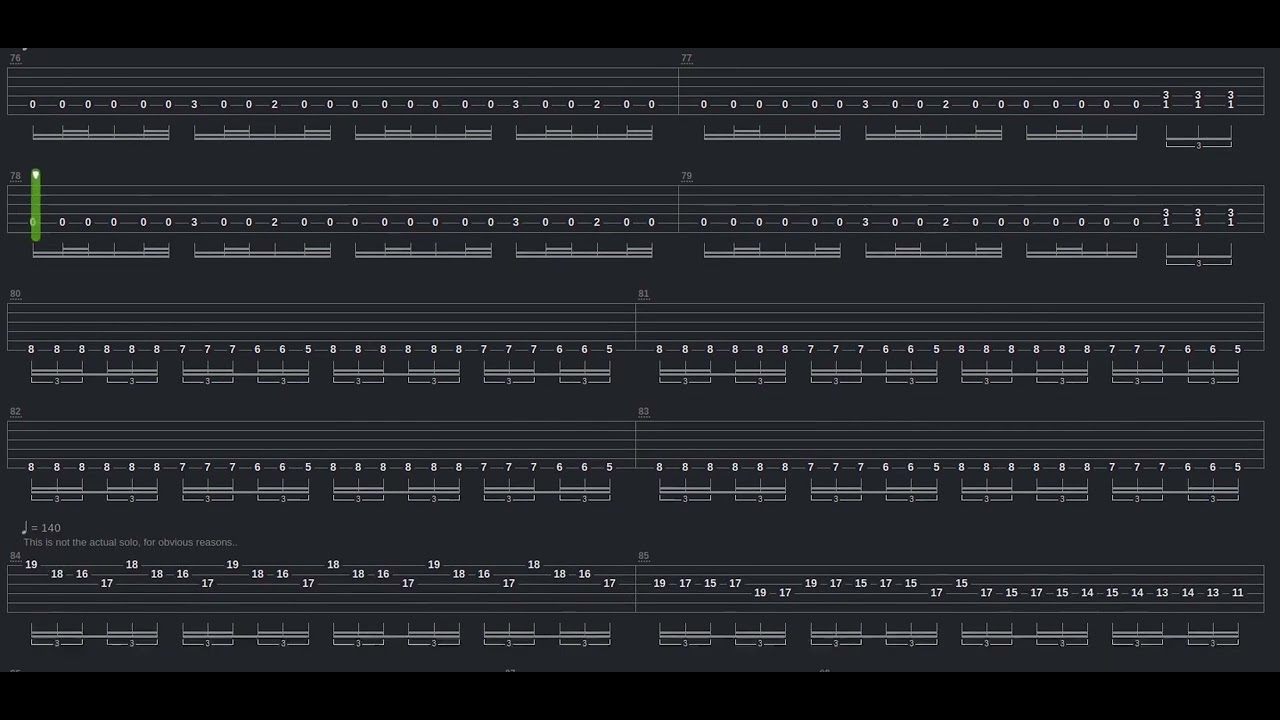 Necrolust Tab by Mayhem + Guitar only + Guitar tab