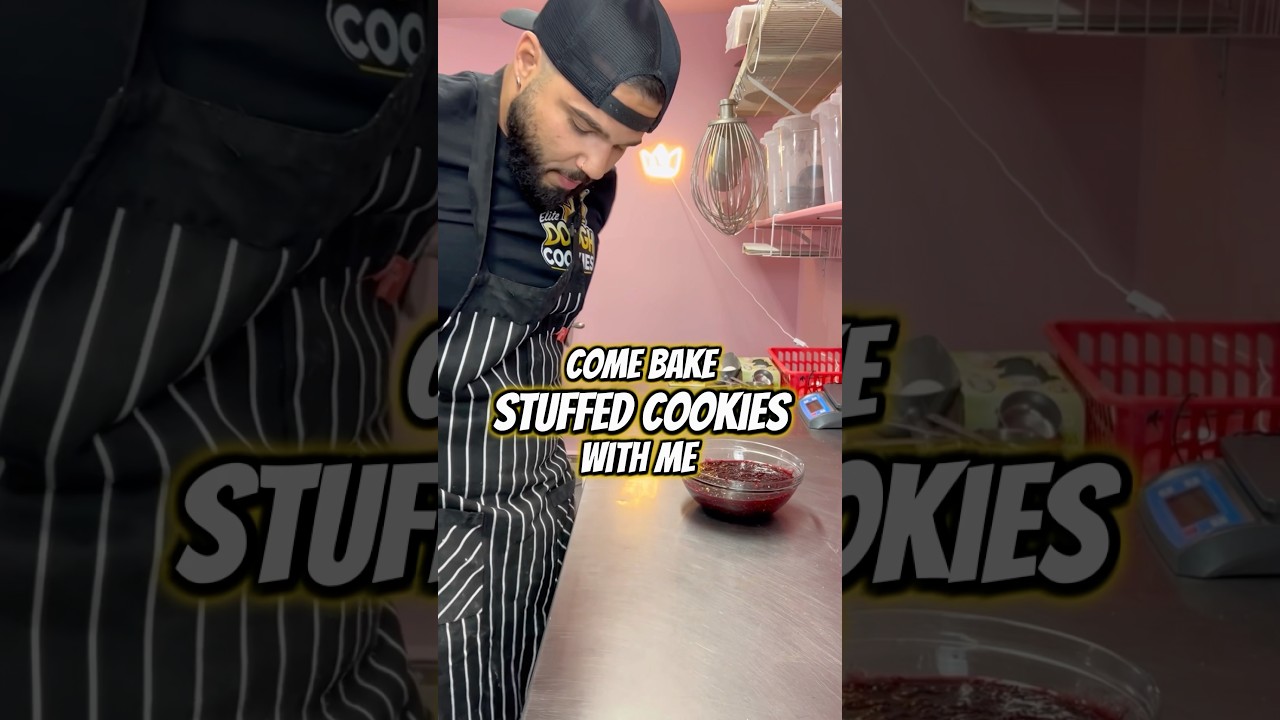 Baking Stuffed Cookies (full video below)