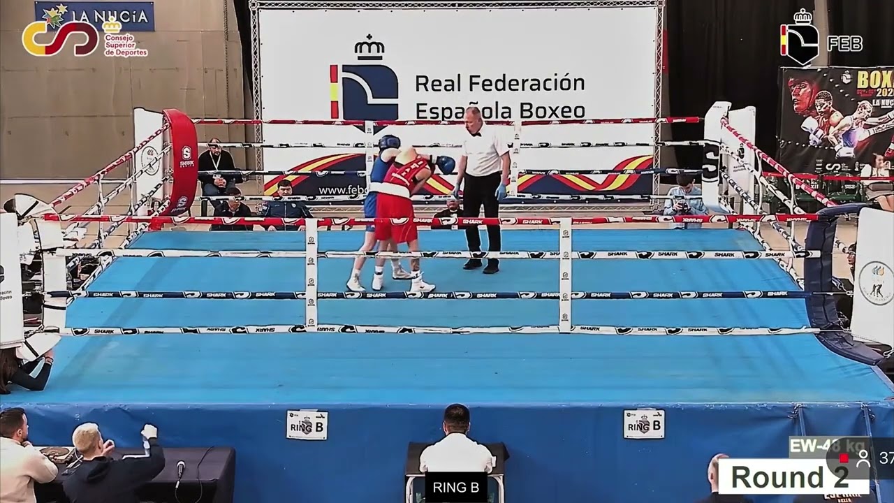 ИСПАНИЯ-2026. Жартылай финал. 48 кг. Елянұр Турганова 🇰🇿 🆚 🇪🇸 Марта Лопес дель Арбол