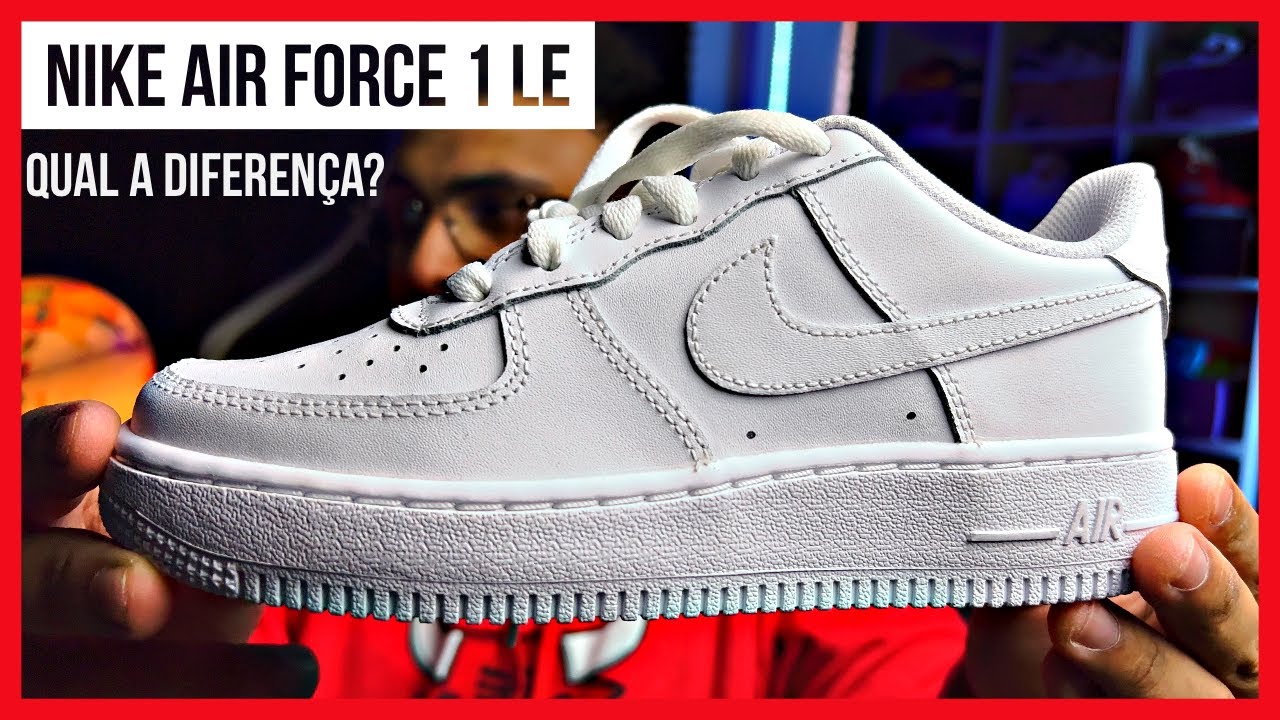 Nike Air Force 1 LE GS - Review completo (PT-BR)
