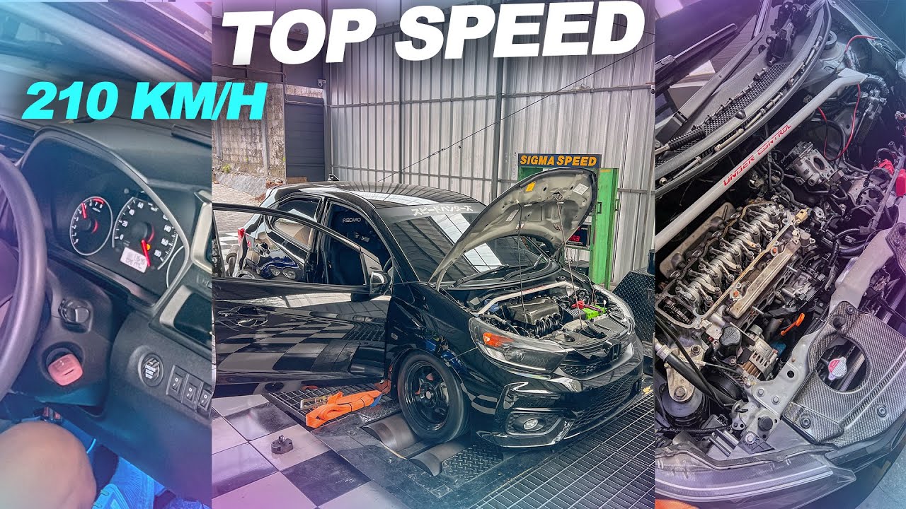 TUNING DYNO DI SIGMA SPEED BRIO L12 STELAN BRATAK TAK TAKK DASTEK UNICHIP X+