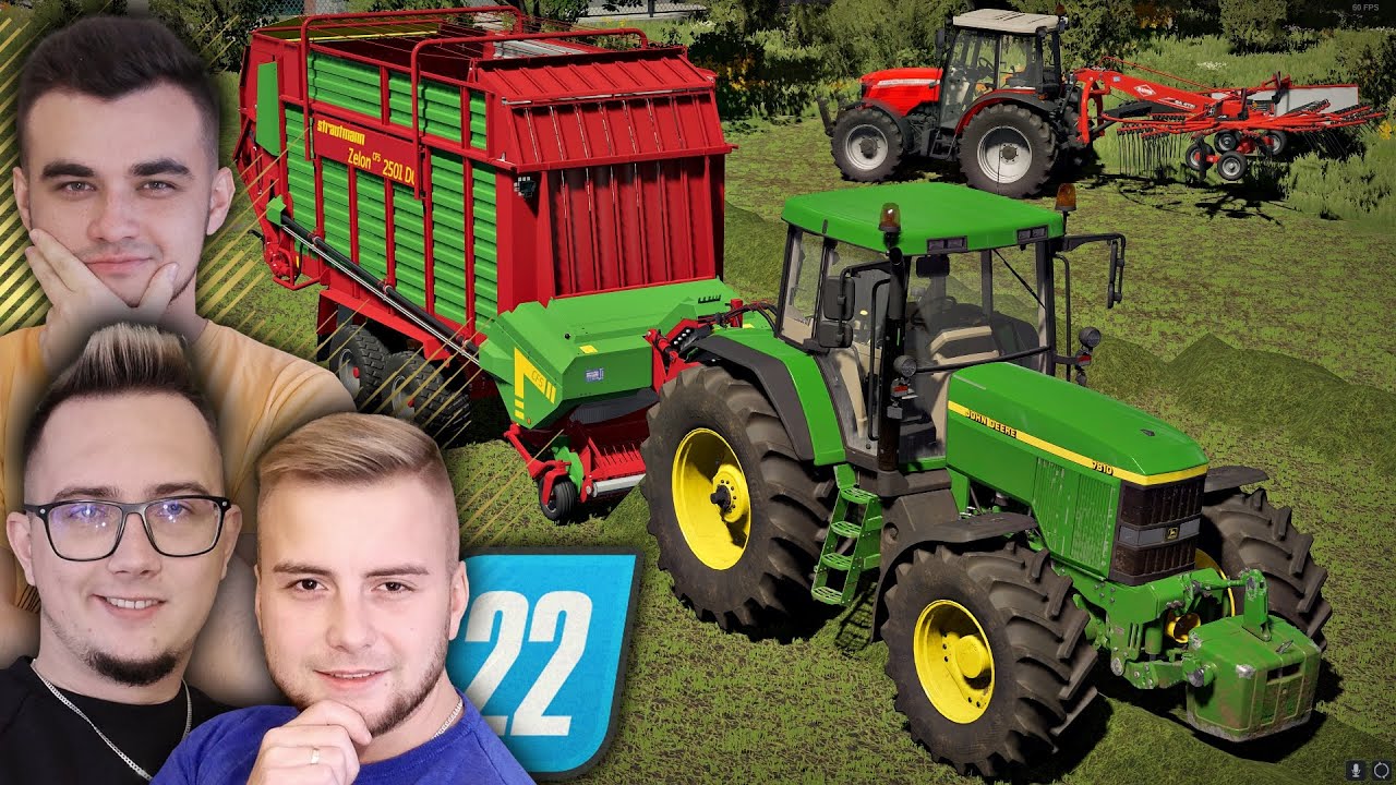 Sianokiszonka - Zgrabianie & Zbieranie Trawy 😱 Nawozy & Głębosz | Farming Simulator 22 