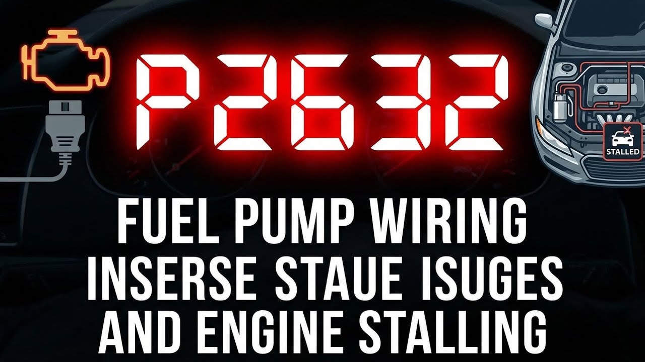 What Is Code P2632 - Fuel Pump B Control Circuit Open Explained