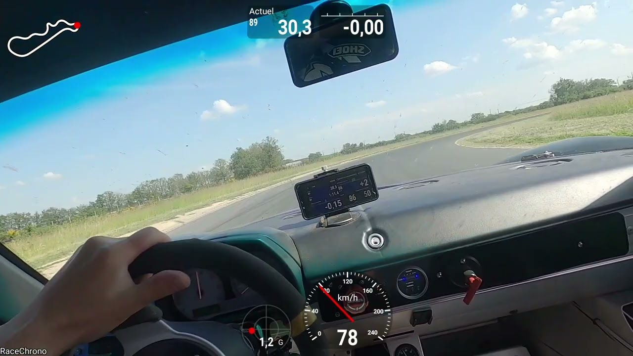 Opel speedster turbo (VX220) Best lap lurcy-levis 1:11,01