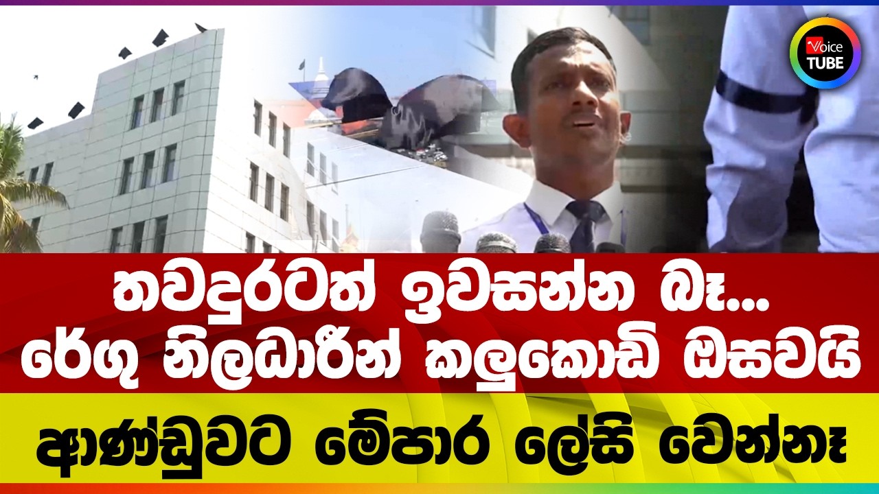 තවදුරටත් ඉවසන්න බෑ... රේගු නිලධාරීන් කලුකොඩි ඔසවයි | ආණ්ඩුවට මේපාර ලේසි වෙන්නෑ‍