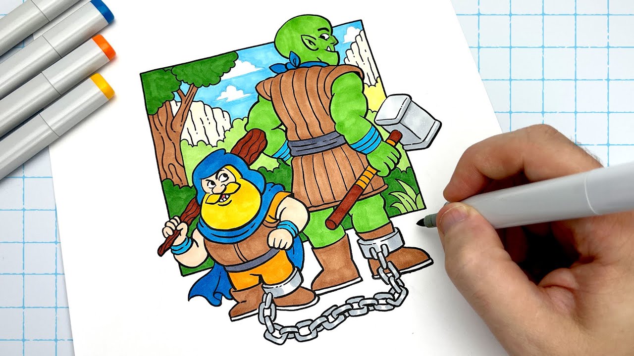 Drawing My New D&D Character!