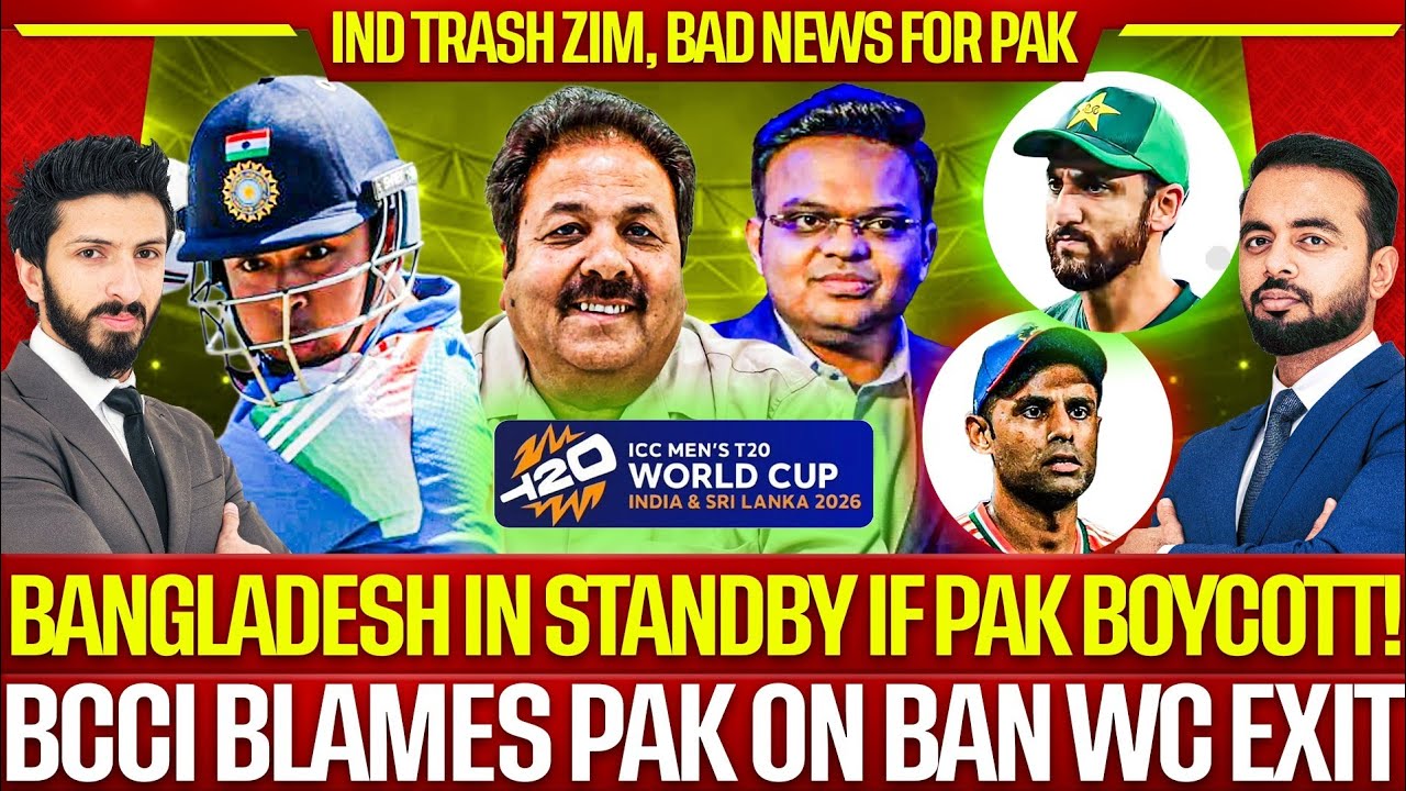 Bangladesh in Standby if Pak Boycott 😳 | Ind Trash Zim, Bad news PAK | BCCI Blames Pak | Italy Won