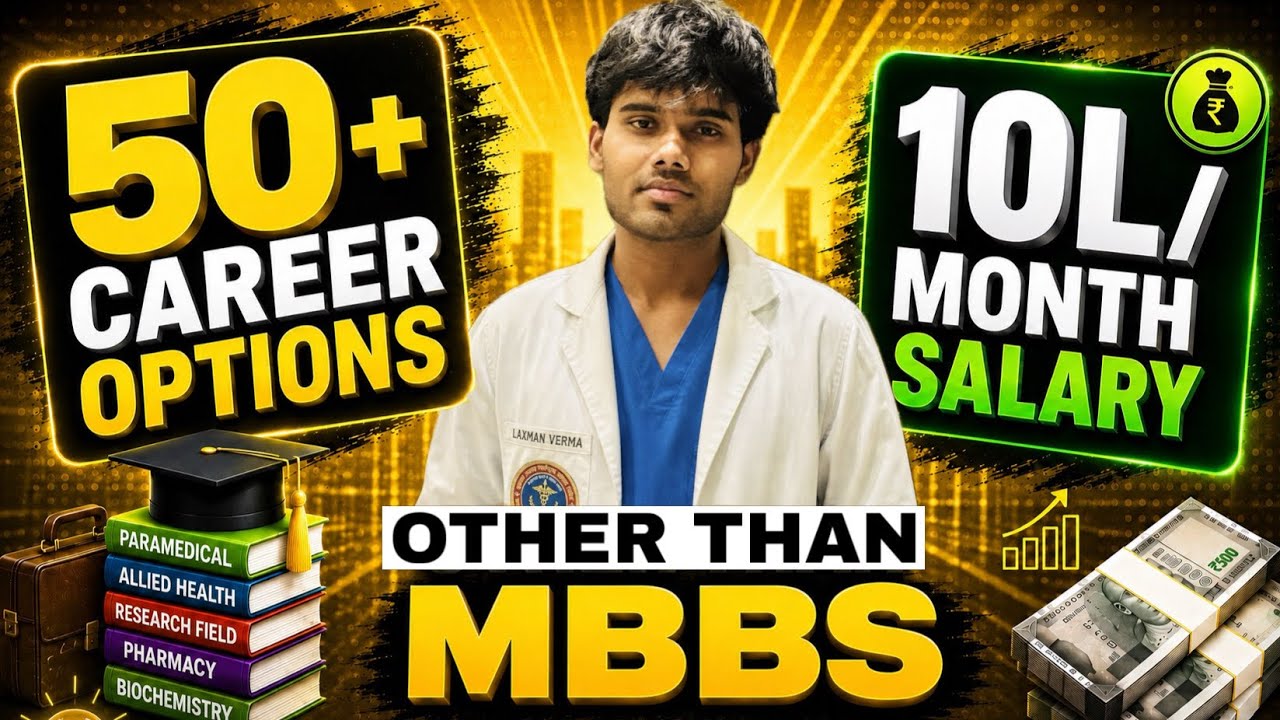 NEET/MBBS NAHI HUA? 50+ High Salary Career Options