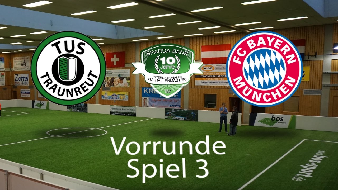 Spiel 03: TuS Traunreut 0-7 FC Bayern München │U12 Hallenmasters TuS Traunreut 2017