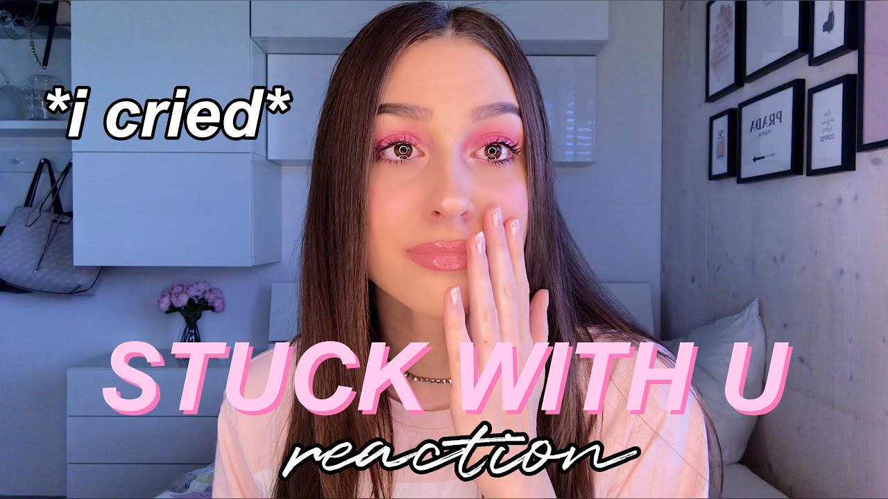 ARIANA GRANDE & JUSTIN BIEBER - STUCK WITH U | REACTION
