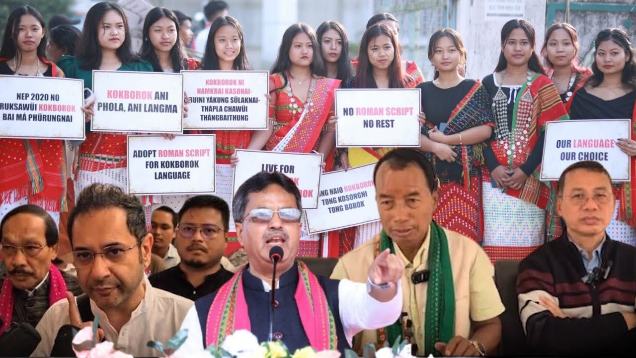 Roman Script Ruya Direct Sakha CM Dr. Manik Saha EM Rabindra Debbarma Delhi CBSC Chairman Malainai