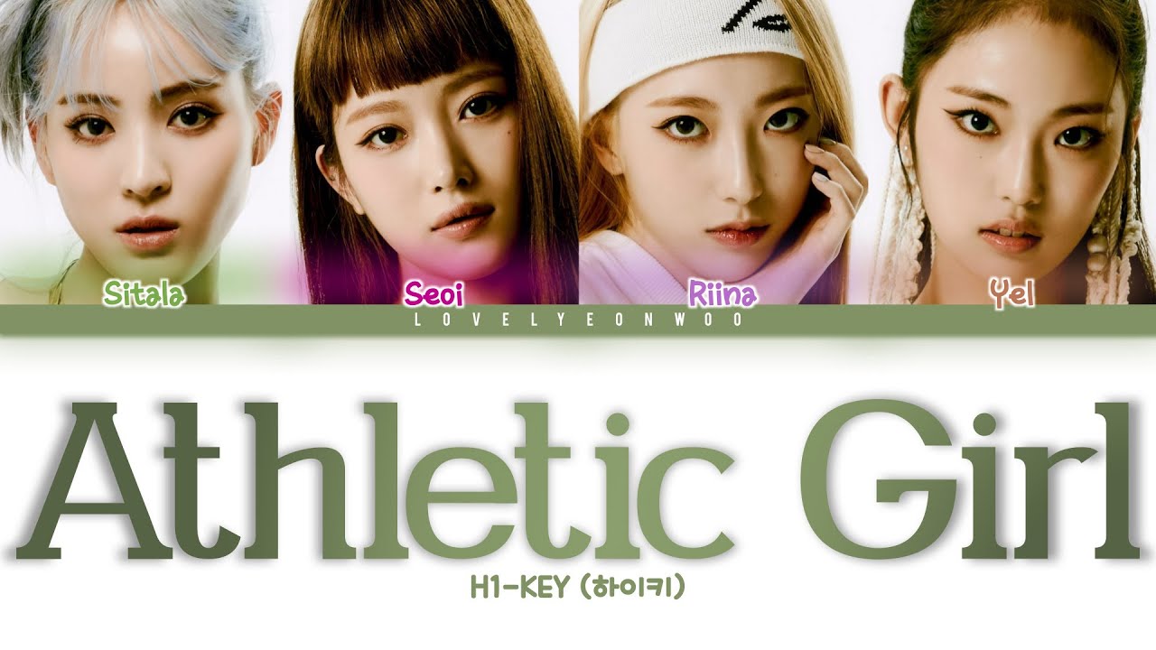H1-KEY (하이키) &ndash; ATHLETIC GIRL Lyrics (Color Coded Han/Rom/Eng)