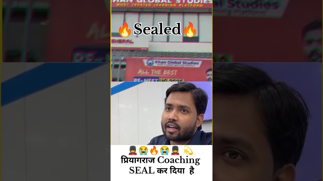 SEALED Kgs 🤡🌶️ |TAHADII 🌶️🔥 #khansir #kgs #coachingcentre #seal #Controversy
