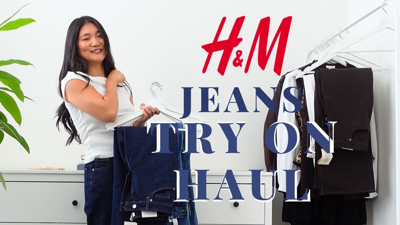 H&M JEANS TRY ON HAUL 2025 | PETITE FASHION