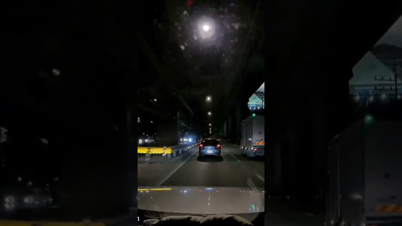 brake check on overtaking lane 