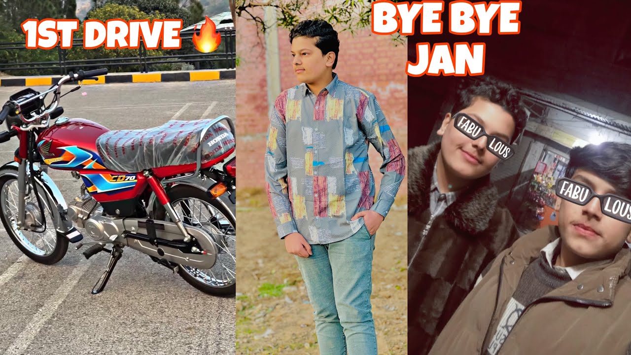 New Bike 1st Drive❤️ Bye Bye Subhan 