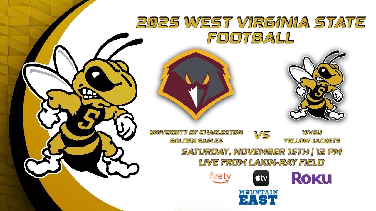 CHARLESTON GOLDEN EAGLES VS. WEST VIRGINIA STATE YELLOW JACKETS | 2025 WVSU FOOTBALL