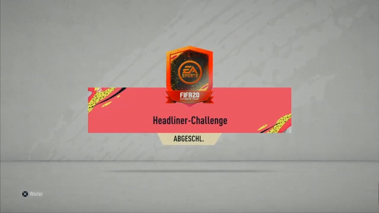 FIFA 20 Deutsch SBC I Headliner-Challenge(7,6K) & Sp.-Momente Kenny Lala(262K) |