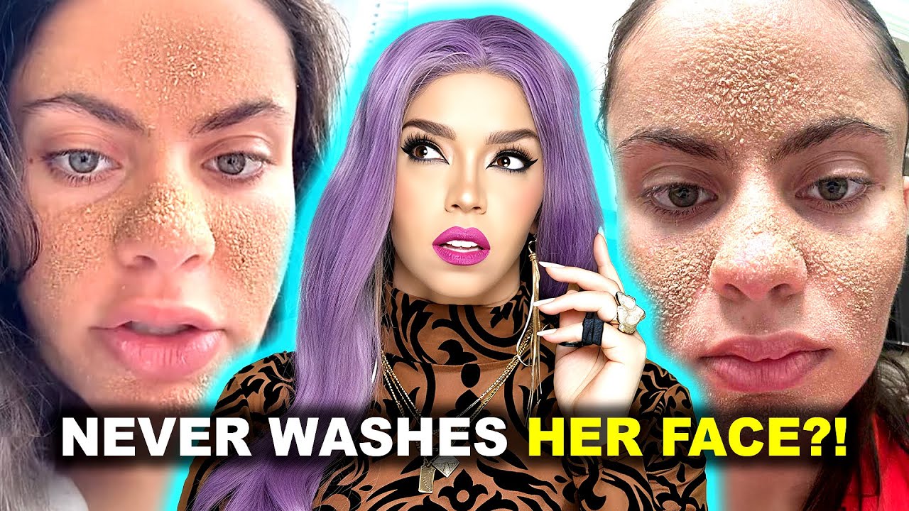 The TikTok Skincare Girl Who REFUSES To Wash Her Face | Caveman Skincare Routine