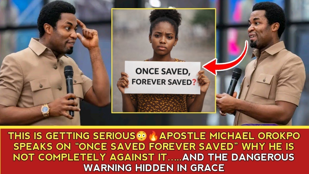 THIS IS GETTING SERIOUS😳APST MIKE SPEAKS ON “ONCE SAVED FOREVER SAVED” WHY HE'S NOT FULLY AGAINST IT