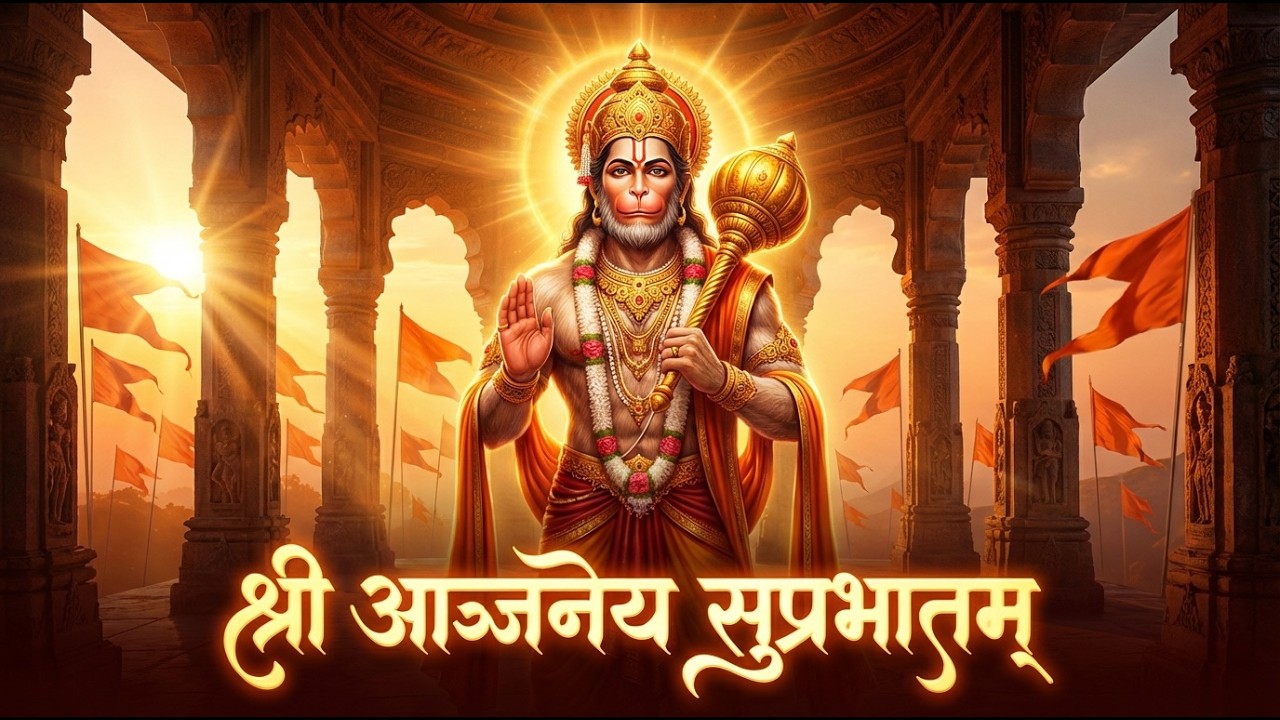 🌅 श्री आञ्जनेय सुप्रभातम् | सुनते ही दिन मंगलमय | हनुमान जी का दिव्य सुप्रभात #ram #hanuman #bhakti